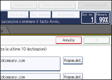 Illustrazione schermata pannello di controllo