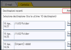 Illustrazione schermata pannello di controllo