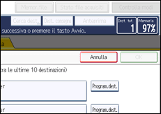 Illustrazione schermata pannello di controllo