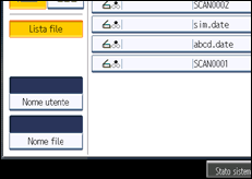 Illustrazione schermata pannello di controllo