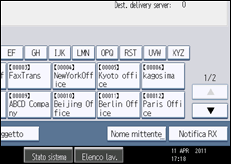 Illustrazione schermata pannello di controllo