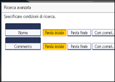 Illustrazione schermata pannello di controllo