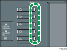 Illustrazione del tasto funzione