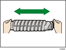 Illustratie van tonercartridge vervangen