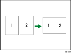 Ilustracja funkcji łączenia jednostronnego