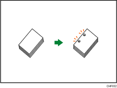 Ilustracja funkcji dziurkowania