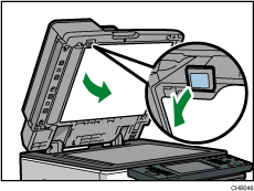 Imagem do alimentador automático de documentos