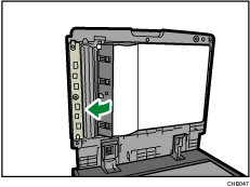 Imagem do alimentador automático de documentos