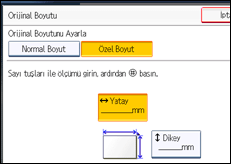 İşlem paneli ekran çizimi