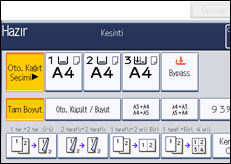 İşlem paneli ekran çizimi