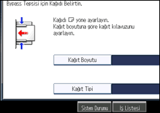 İşlem paneli ekran çizimi