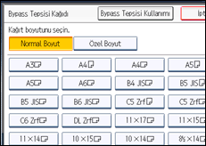 İşlem paneli ekran çizimi