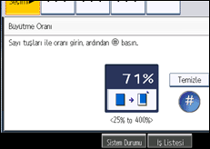 İşlem paneli ekran çizimi