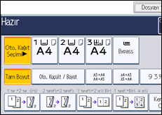 İşlem paneli ekran çizimi
