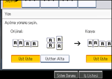 İşlem paneli ekran çizimi