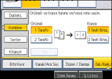 İşlem paneli ekran çizimi