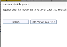 İşlem paneli ekran çizimi