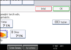 İşlem paneli ekran çizimi