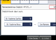 İşlem paneli ekran çizimi