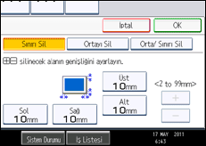 İşlem paneli ekran çizimi