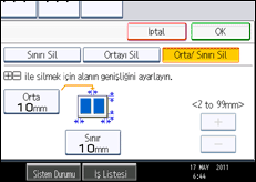 İşlem paneli ekran çizimi