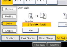 İşlem paneli ekran çizimi