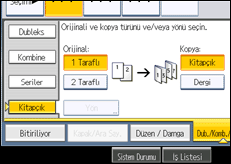 İşlem paneli ekran çizimi