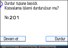 İşlem paneli ekran çizimi