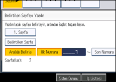 İşlem paneli ekran çizimi