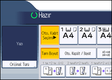 İşlem paneli ekran çizimi