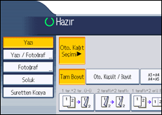 İşlem paneli ekran çizimi