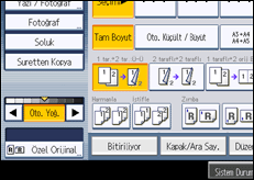 İşlem paneli ekran çizimi