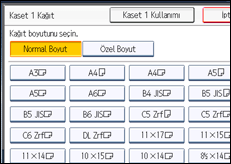 İşlem paneli ekran çizimi