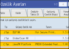��lem paneli ekran &ccedil;izimi