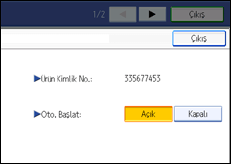 ��lem paneli ekran &ccedil;izimi