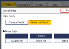 İşlem paneli ekran çizimi