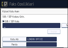 İşlem paneli ekran çizimi