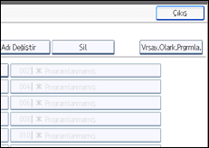 İşlem paneli ekran çizimi