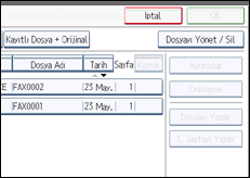 İşlem paneli ekran çizimi