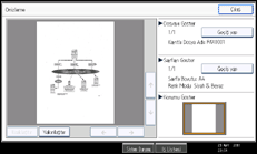 İşlem paneli ekran çizimi