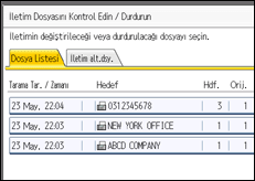 İşlem paneli ekran çizimi