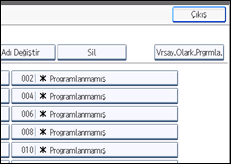 İşlem paneli ekran çizimi