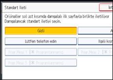 İşlem paneli ekran çizimi