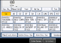 İşlem paneli ekran çizimi