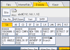 İşlem paneli ekran çizimi