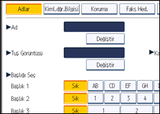 İşlem paneli ekran çizimi