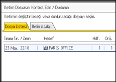 İşlem paneli ekran çizimi