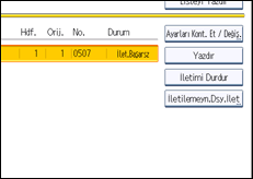 İşlem paneli ekran çizimi