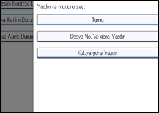 İşlem paneli ekran çizimi