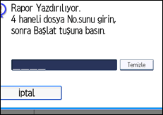 İşlem paneli ekran çizimi